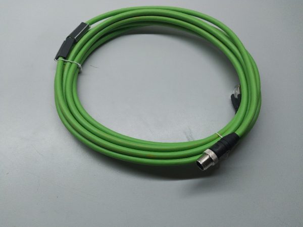 CAB-ETH-M05 M12-IP67 Ethernet Cab. 5m